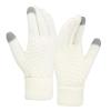 BKEKM Gloves Touch Screen Winter Gloves 1 Pair Cycling Gloves Thick Touch Mittens Gloves Windproof Anti-Slip Fashion Knit Gloves view 2