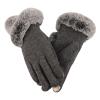 BKEKM Winter Gloves Velvet Thick Cycling Gloves Touchscreen Mittens Gloves Plush Cuff Gloves for Men Women Outdoor Warm Gloves view 1
