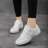 GlideMoves Cheer Shoes Girls Dance Youth Athletic Training Tennis Walking Breathable Competition Tumbling Adult Women Size 7.5 Men 6.5 White 39 view 3