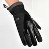 BKEKM Winter Gloves 1 Pair Gloves Fleece Cycling Gloves Drawstring Cuffs Waterproof Thermal Glove Touch Screen Mittens Gloves view 4