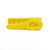 DEMCAY 20Pcs Lawn Mower Replacement Plastic Blades Zigzag Mowing Machine Blades Grass Cutter Repair Garden Power Tools Accessories, Yellow view 4