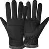BKEKM Winter Gloves 1 Pair Gloves Fleece Cycling Gloves Drawstring Cuffs Waterproof Thermal Glove Touch Screen Mittens Gloves