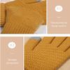 BKEKM Knit Gloves Touch Screen Winter Gloves 1 Pair Gloves Thick Touch Screen Cycling Gloves Windproof Plush Knitted Warm Gloves view 3