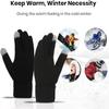 BKEKM Knit Gloves Touch Screen Winter Gloves 1 Pair Gloves Thick Touch Screen Cycling Gloves Windproof Plush Knitted Warm Gloves view 4