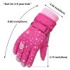 BKEKM Ski Gloves 1 Pair Winter Gloves Water-Windproof Outdoor Warm Gloves Polyester Winter Gloves for Men Women Mittens Gloves view 2