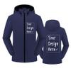 Custom Mid-Weight Tactical Softshell Hooded Jacket Wind Breaker Water Resistant Outdoor Activies design your own view 1