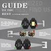 Custom Mid-Weight Tactical Softshell Hooded Jacket Wind Breaker Water Resistant Outdoor Activies design your own view 2