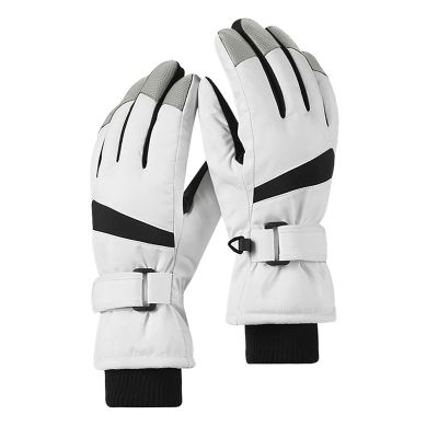 BKEKM Mittens Gloves 1 Pair Winter Gloves Touchscreen Ski Gloves Windproof Thermal Glove Fleece Lined Fashion Outdoor Warm Gloves