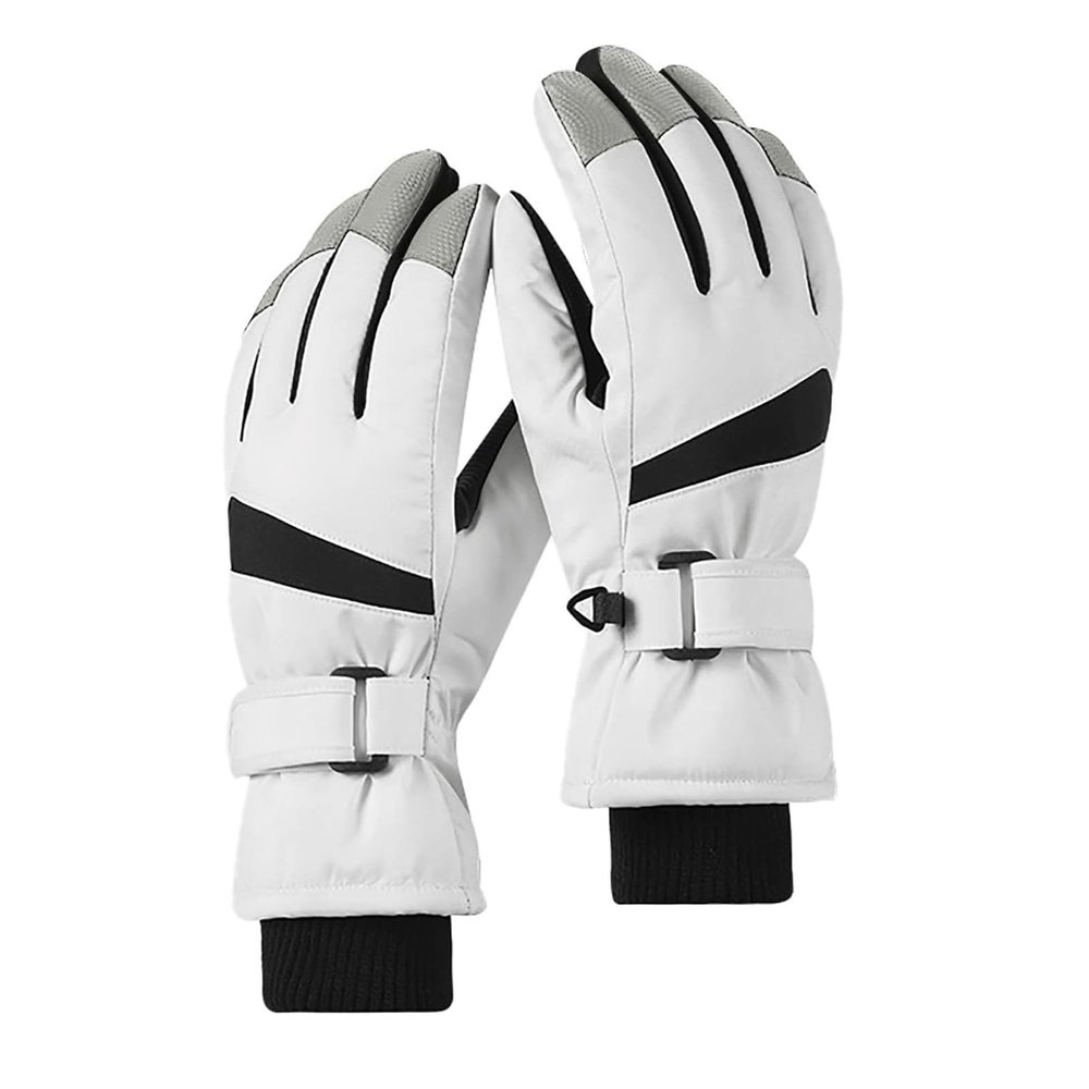 BKEKM Mittens Gloves 1 Pair Winter Gloves Touchscreen Ski Gloves Windproof Thermal Glove Fleece Lined Fashion Outdoor Warm Gloves