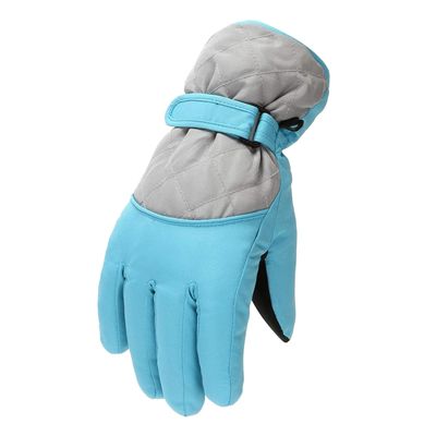 BKEKM Winter Gloves Windproof Cycling Gloves Waterproof Colorblock Gloves Snowboarding Ski Gloves Fleece Lined Mittens Gloves