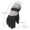 BKEKM Winter Gloves Windproof Cycling Gloves Waterproof Colorblock Gloves Snowboarding Ski Gloves Fleece Lined Mittens Gloves view 2