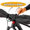 AUDIFU Bike Handlebar Cover Waterproof Bicycle Handlebar Protective Cover Handlebar Hood Fits Straight Handlebar - Moutain Bike Rain UV Protection view 2