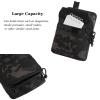 Molle Multi-Use Pouches,Tactical EDC Gp Pouch Molle General Purpose Expanded Storage Bags for Duty Belt Vest (Black cp) view 4