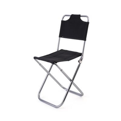 ABOOFAN Aluminum Alloy Outdoor Folding Chair Portable Comfortable Backrest 100kg Load Capacity Easy-Cleaning Compact for Home Camping Fishing (Folding Stool Portable)