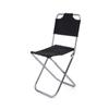ABOOFAN Aluminum Alloy Outdoor Folding Chair Portable Comfortable Backrest 100kg Load Capacity Easy-Cleaning Compact for Home Camping Fishing (Folding Stool Portable) view 1