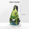 SSIMOO Cartoon Frog 1 Fashion Chest Bag,Travel Bag,Light And Comfortable Satchel-Multi-Purpose Small Backpack view 3