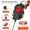 Outdoor Sport Light Waterproof USB Rechargeable Flashlight LED Night Chest Lamp Running Cycling Accessories view 3