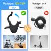 HUSETOO Electric Throttle 300X Thumb Throttle for 7/8inch 22mm Left and Right Handlebars 12v 24v 36v 48v 60v 72v Electric E-Bikes (SM Plug) view 3