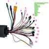 HALLOMOTOR eBike Electric Bike 48V 2880W 52V 3120W 60V 3600W 72V 4320W 60A 18MOSFET Sine Wave 3-Mode Intelligent Controller (60A Controller and UKC1) view 4