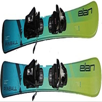 ELAN Pinball Team skis with EL4.5 GW System Size Adjustable bindings on Track on skis 2024 (110cm)