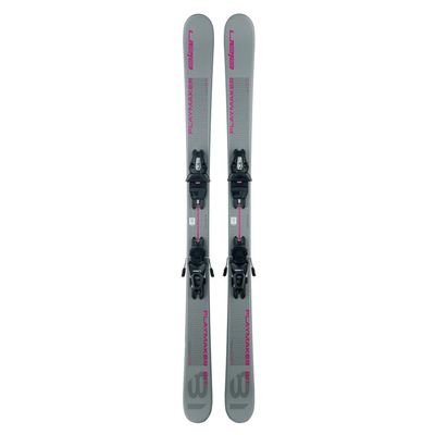 Elan Playmaker 81 T LS skis with Matching Size Adjustable El10 GW Adult bindings on Track on skis Set (165cm)