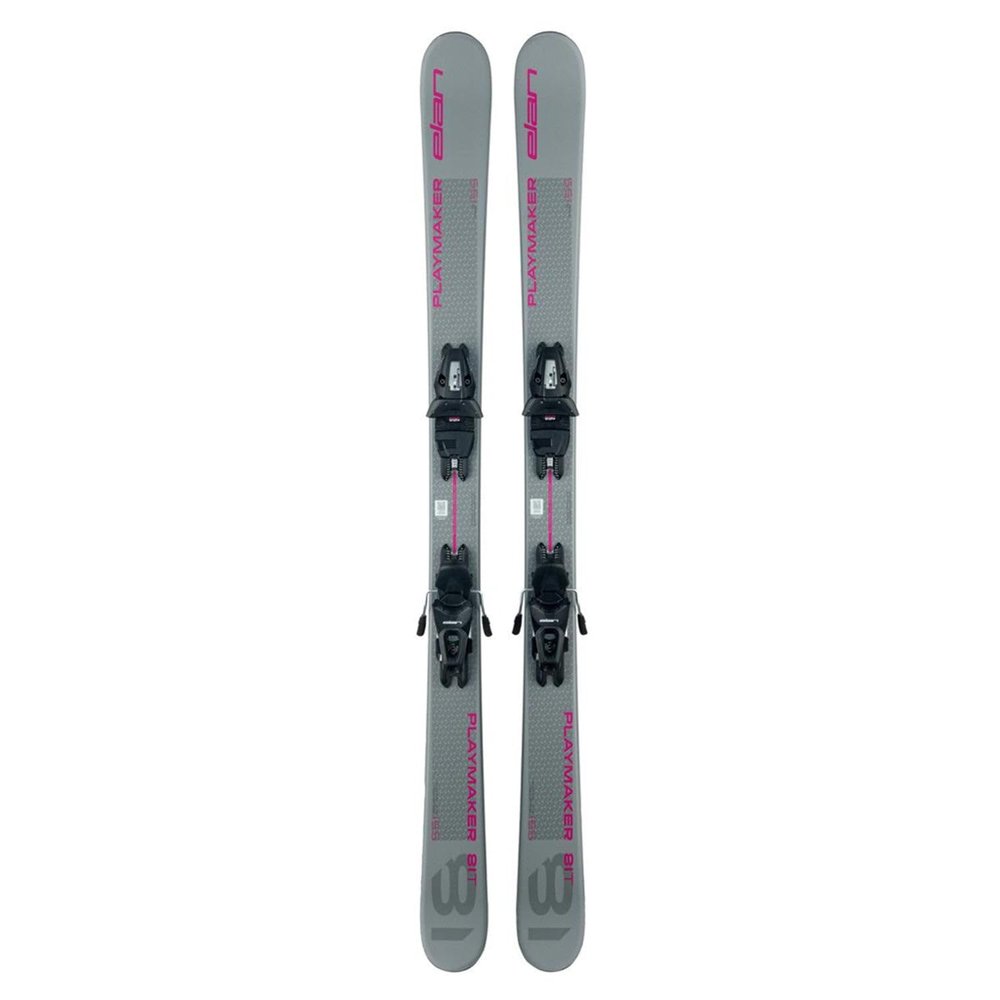 Elan Playmaker 81 T LS skis with Matching Size Adjustable El10 GW Adult bindings on Track on skis Set (165cm)