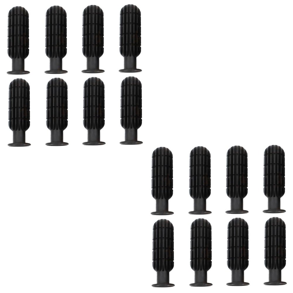 Yardwe 2sets Upgrade Foosball Table 8 New Handles Grip Replacement for Soccer Game 8pcs*2