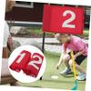 Yardwe Golfs Practice Flag Precision Design Polyester Material Red Golf Course Flagstick view 2