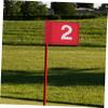 Yardwe Golfs Practice Flag Precision Design Polyester Material Red Golf Course Flagstick view 3