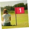 Yardwe Golfs Practice Flag Precision Design Polyester Material Red Golf Course Flagstick view 4