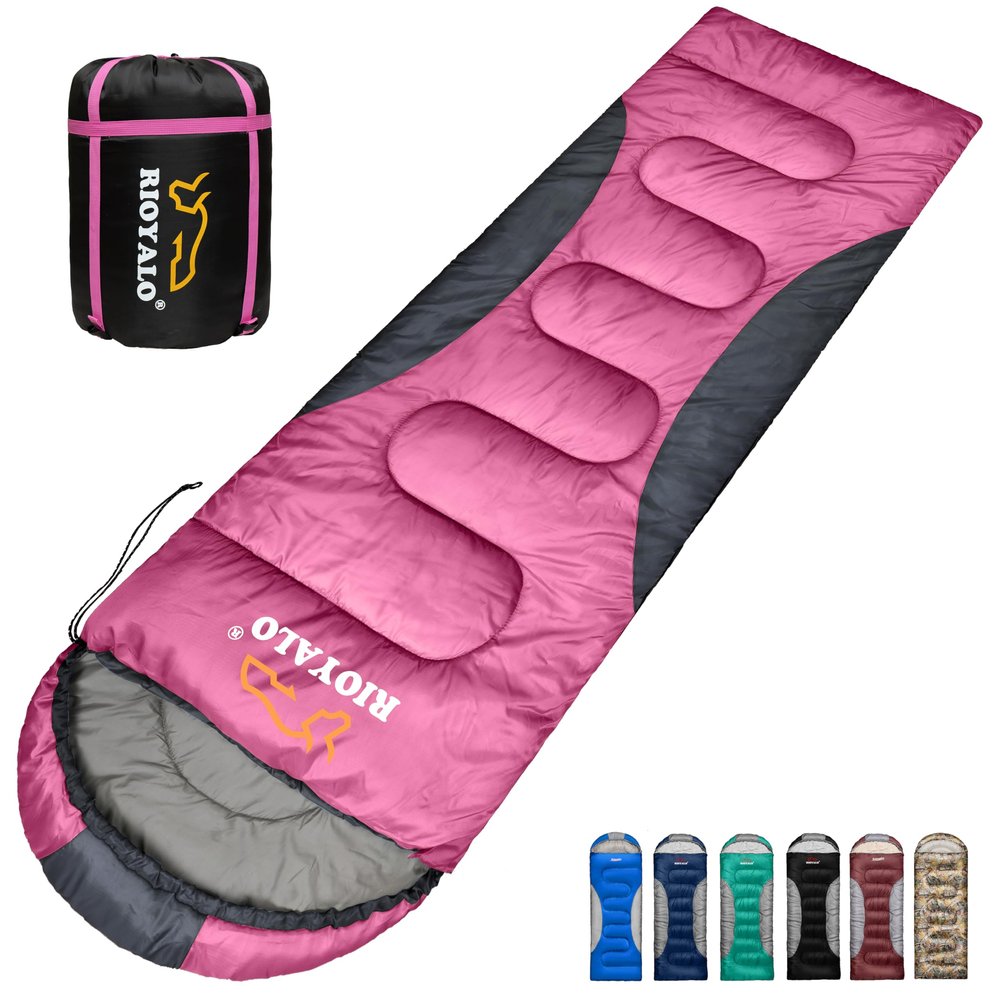 0 Degree Winter Sleeping Bags for Adults Camping -Temp Range (5F  32F) Portable Waterproof Compression Sack- Cold Weather Sleeping Bags for Big and Tall in Env Hoodie: Hiking Backpacking 4 Season