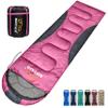 0 Degree Winter Sleeping Bags for Adults Camping -Temp Range (5F  32F) Portable Waterproof Compression Sack- Cold Weather Sleeping Bags for Big and Tall in Env Hoodie: Hiking Backpacking 4 Season view 1