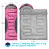 0 Degree Winter Sleeping Bags for Adults Camping -Temp Range (5F  32F) Portable Waterproof Compression Sack- Cold Weather Sleeping Bags for Big and Tall in Env Hoodie: Hiking Backpacking 4 Season view 3