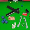 Vefungyan 40pcs Pool Cue Repair Kit: 20 Billiard Cue Tips 4 Shaper 5 Chalk Cubes 5 Pool Cue Repairers kit Set view 3
