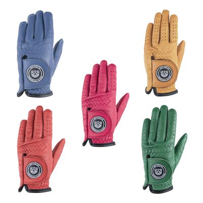 INDY Colored Kid's Golf Glove | Premium Cabretta Leather | Ages 3-12 | Junior Golf | Kids Golf | Youth Golf Glove (Tan, Small (Age 5-6))