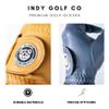 INDY Colored Kid's Golf Glove | Premium Cabretta Leather | Ages 3-12 | Junior Golf | Kids Golf | Youth Golf Glove (Tan, Small (Age 5-6)) view 4
