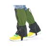 HEARSO Leg Gaiters, Childrens Model Can be Used in All Seasons, Snowshoe Gaiters and Outdoor Gaiters, Suitable for Walking, Mountain Climbing, and Outdoor Use. (Color : Green) view 1