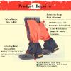 HEARSO Leg Gaiters, Childrens Model Can be Used in All Seasons, Snowshoe Gaiters and Outdoor Gaiters, Suitable for Walking, Mountain Climbing, and Outdoor Use. (Color : Green) view 3