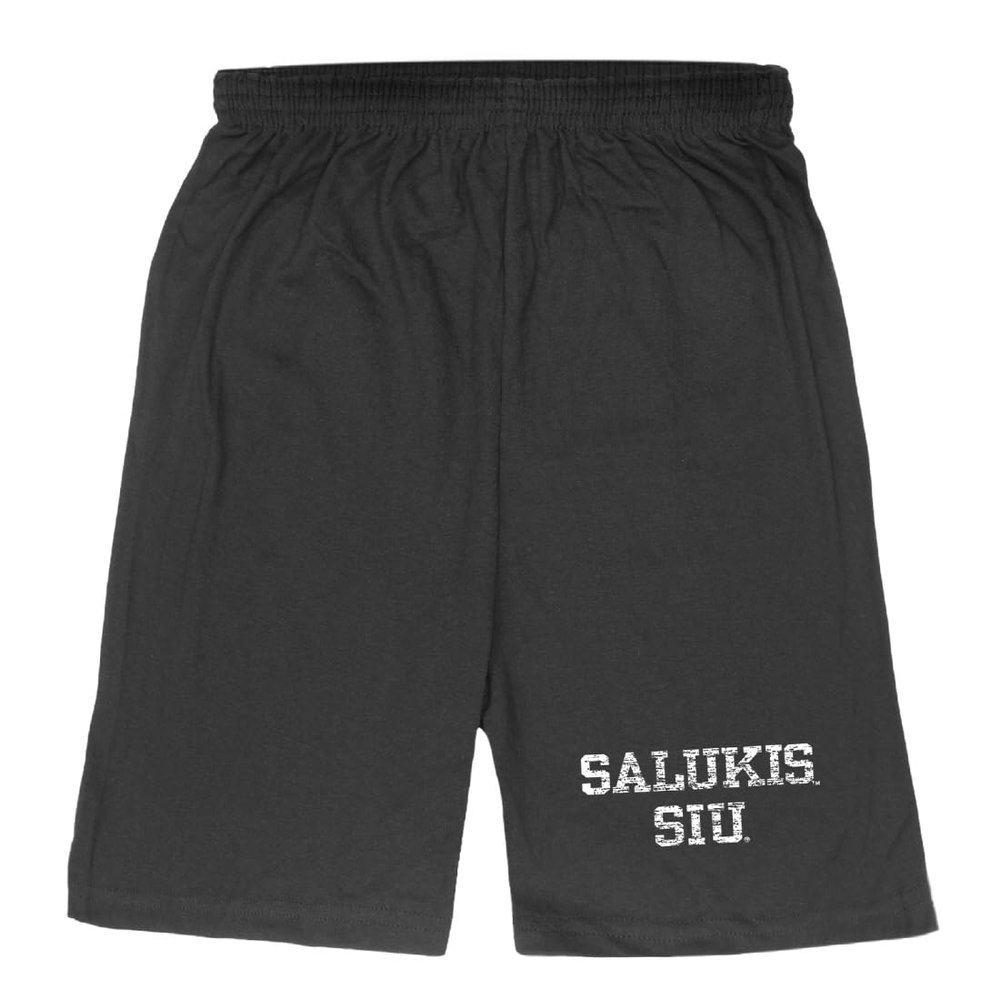 W Republic Southern Illinois University Salukis Distressed Shorts - Black, Small