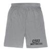 California State University Northridge Matadors Distressed Shorts - Heather Grey, X-Large view 1