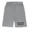 Towson University Tigers Distressed Shorts - Heather Grey, XX-Large view 1