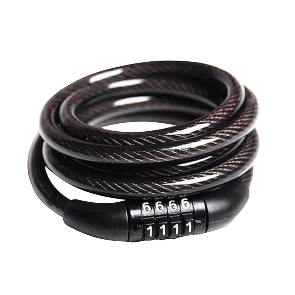 1pc Security Lock Safety Locks Cycling Lock Locks for Bikes Digital Locks Code Lock Fixed Password Lock Motorcycle Lock Bike Coded Lock Padlock Universal Bicycle Lock Wire Lock