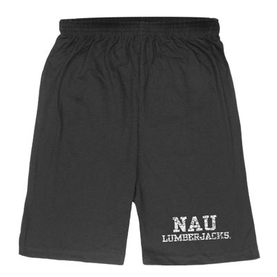 NAU Northern Arizona University Lumberjacks Distressed Shorts - Black, X-Large