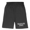 Eastern Washington University Eagles Distressed Shorts - Black, X-Large view 1