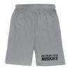 W Republic Michigan Technological University Huskies Distressed Shorts - Heather Grey, Medium view 1