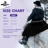 Riding Skirt Equestrian Women - Small 22-32" Orange Water-Resistant Insulated Skirts for Women Winter Horse Riding Gear Hook and Loop Waistband view 3