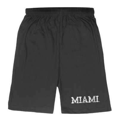 W Republic Miami University Redhawks Distressed Shorts - Black, Small