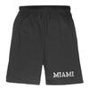 W Republic Miami University Redhawks Distressed Shorts - Black, Small view 1