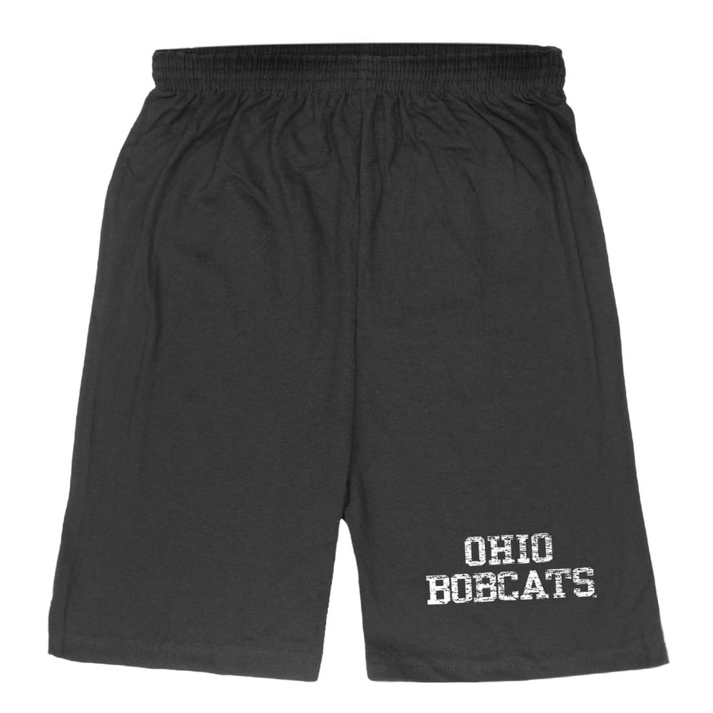 W Republic Ohio University Bobcats Distressed Shorts - Black, XX-Large