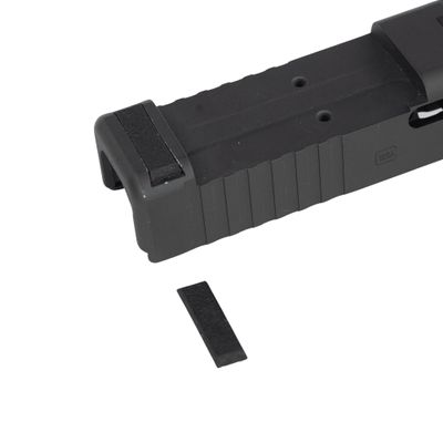 C+H Rear Sight Dovetail Filler Plate Compatible with Glock Dovetails